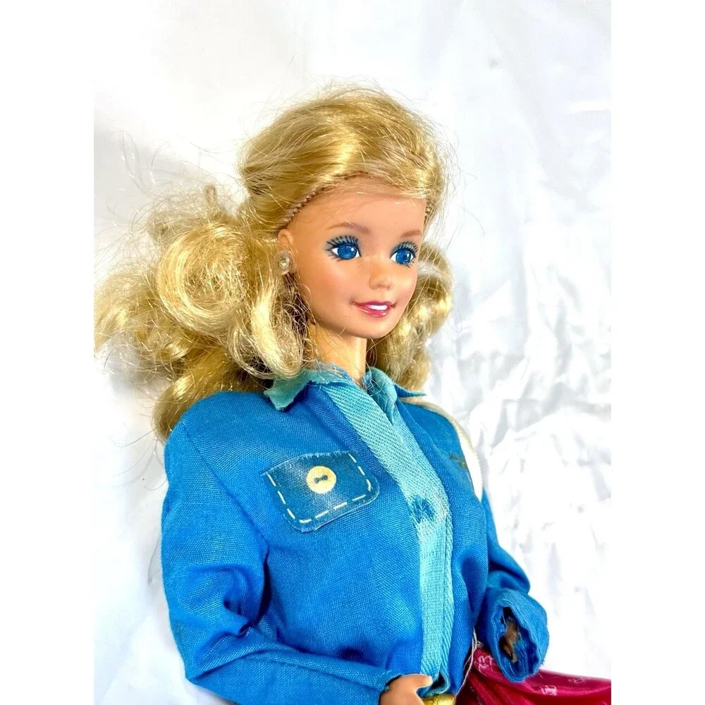 Vintage 1981 Mattel Fashion Jeans Barbie Doll #3313 Vacation Sensation Tote